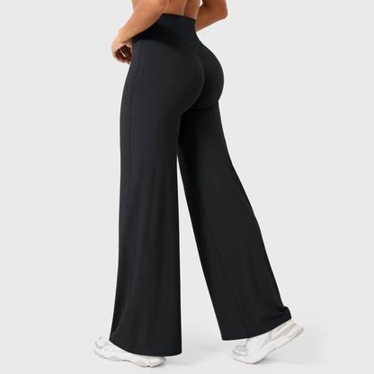 High-Waisted Naked-Feel Yoga Pants – Straight Leg Gym & Lounge Pants