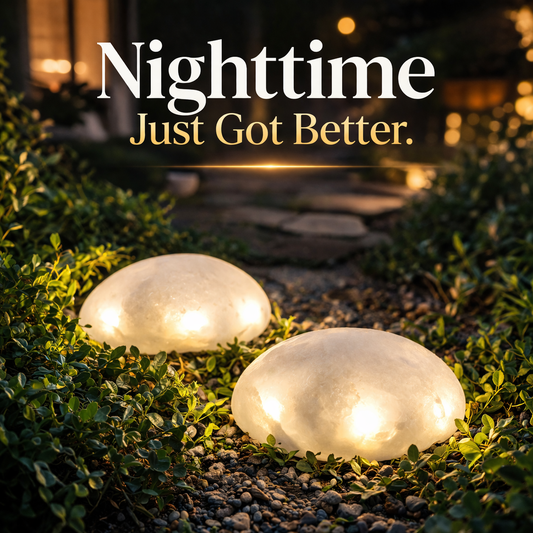 Solar Stone Lights – Turn Your Yard Into a Glowing Stone Path