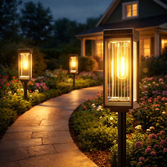 Solar Pathway Lights – 49% OFF Today Perfect for Garden, Lawn & Walkways