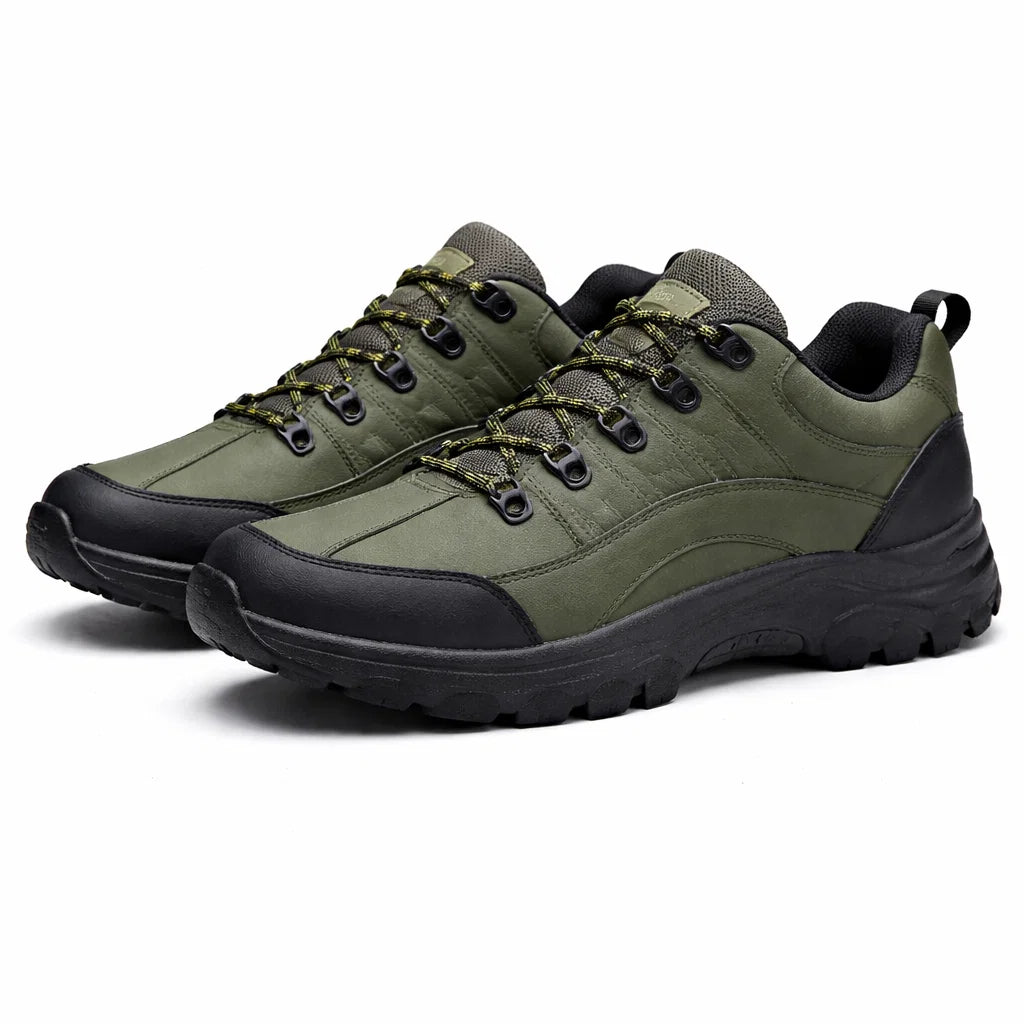 Men’s Anti-Slip Leather Outdoor Hiking Shoes